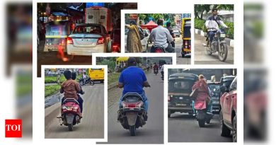 नोंदणी क्रमांक प्लेट्सशिवाय पुणेभोवती वाहने झूम वाढवतात