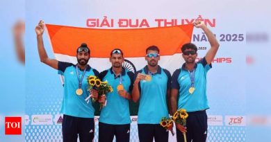 आशियाई चॅम्पियनशिपमध्ये भारतीय रोअर्स 2 सुवर्ण आणि 2 रौप्यपदकांसह चमक दाखवतात