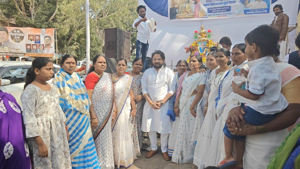 विश्रांतवाडीत पुन्हा नव्याने उजळली “धम्मपहाट”