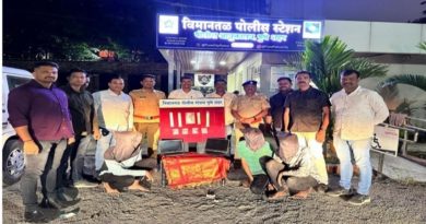 विमानतळ पोलिसांची मोठी कामगिरी!  १४ लाखांचा मुद्देमाल हस्तगत, तिघे सराईत चोरटे जेरबंद
