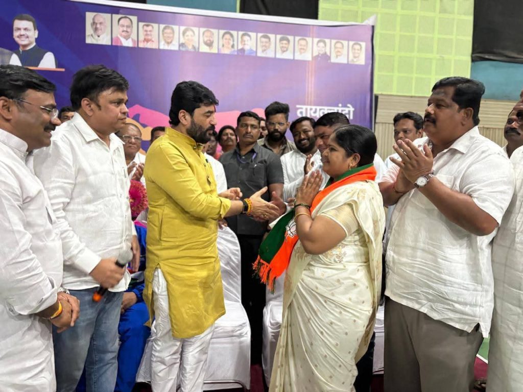 विश्रांतवाडीमध्ये राजकीय भूकंप!राष्ट्रवादीच्या संगीता दांगट यांचा भाजपमध्ये धडाकेबाज प्रवेश; केंद्रीय मंत्री मोहोळ उपस्थित