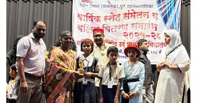 शहीद अब्दुल हमीद उर्दू प्राथमिक विद्यालयाचा भव्य वार्षिक स्नेहसंमेलन व बक्षीस वितरण सोहळा उत्साहात