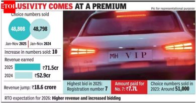 पुणे आरटीओला विशेष रेगन नंबर, आवडत्या म्हणून 7 टॉप्समधून उच्च 72cr कमावले