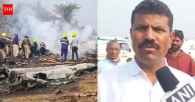‘विमानात 4-5 स्फोट’: प्रत्यक्षदर्शींनी बारामती दुर्घटनास्थळी भीषण दृश्य वर्णन केले; अजित पवारांसह 5 मृत | पुणे बातम्या