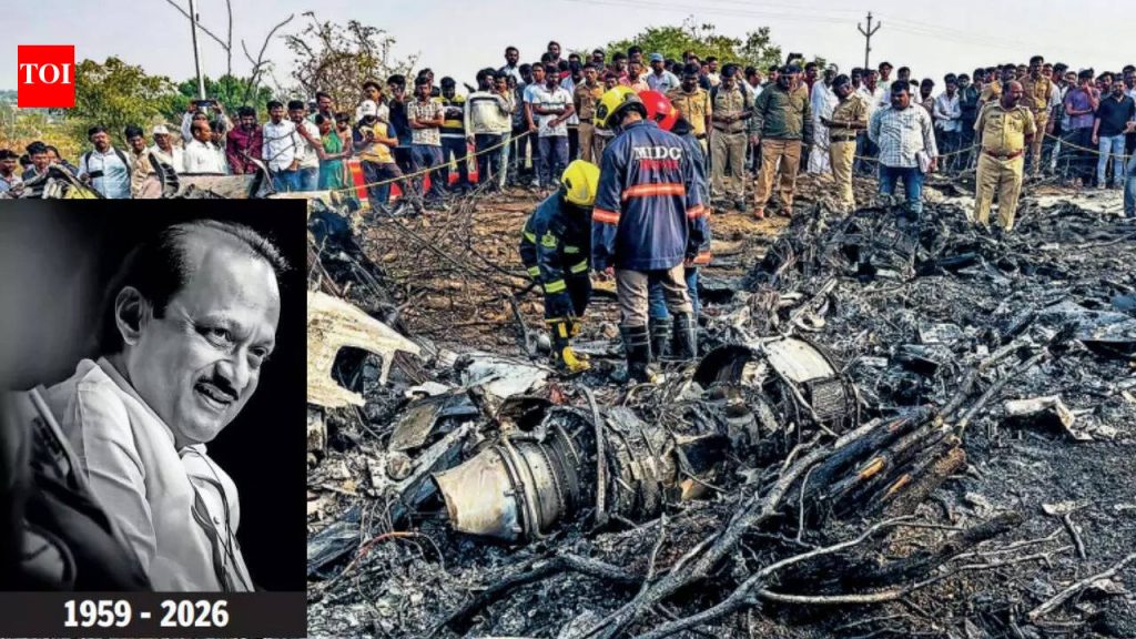 बारामती विमान अपघात: मनगटावर घड्याळ, बसलेल्या स्थितीत अजित पवारांचा मृतदेह ओळखण्यासाठी पोलिसांना मदत पुणे बातम्या