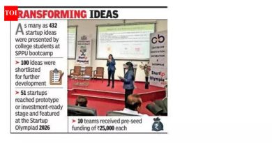 SPPU विद्यार्थी अन्न, तंत्रज्ञान क्षेत्रात स्टार्टअप वाढ करतात