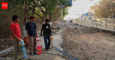 पुणे शहरातील एकमेव मोफत स्केटबोर्डिंग पार्क रस्ता प्रकल्पाने ताब्यात घेतला
