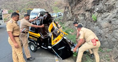 कात्रज घाटात भीषण अपघात – रिक्षा चालकाचा मृत्यू, तिघे जखमी